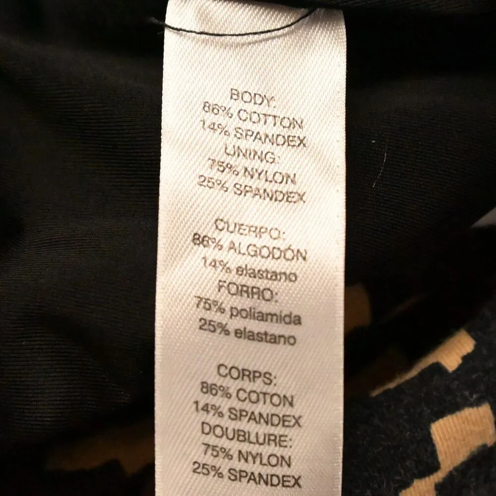 Zenergy‎ by Chico's Geometric Ankle Leggings Size 1 US 8 30x27.5